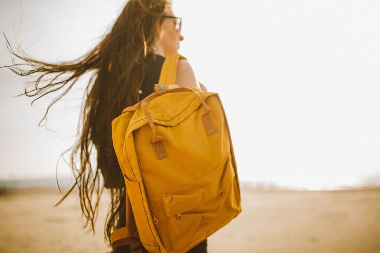 Yellow Fashion Backpacks