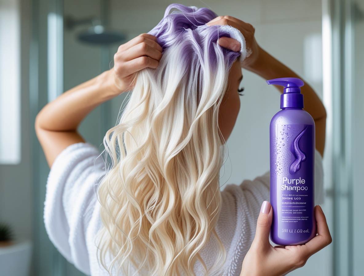 Is it okay to use purple shampoo once a week?