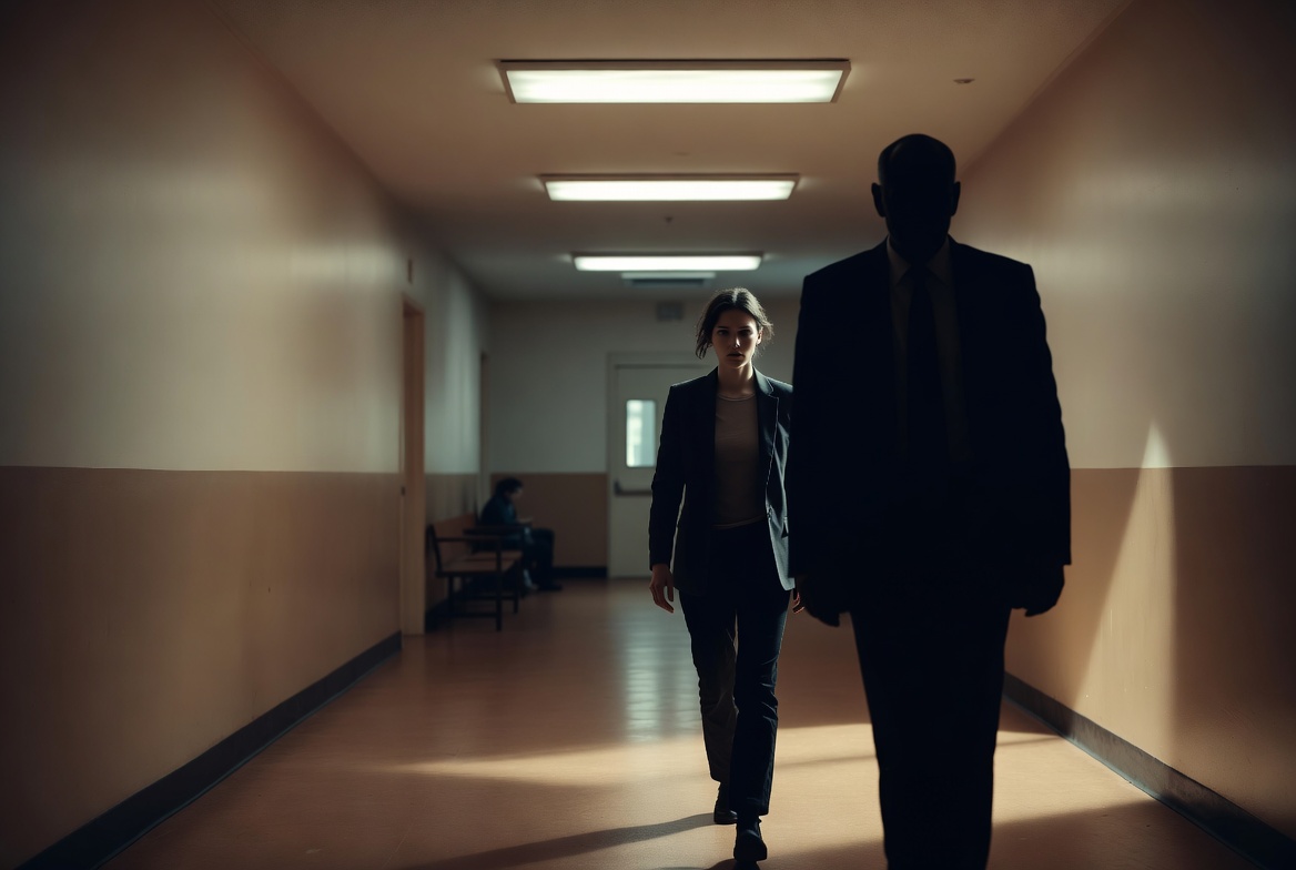 Courtroom hallway Laken Snelling