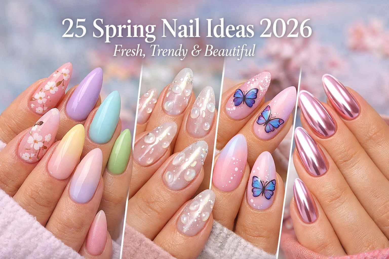 25 Spring Nail Ideas in 2026 That Are Fresh, Trendy, and Perfect for the Season
