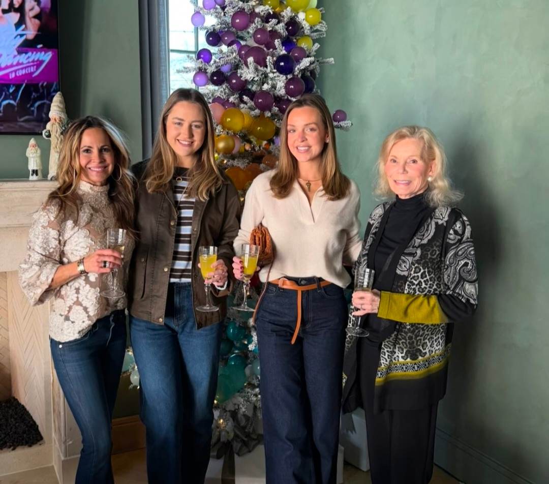 Catherine Mooty with her girlfriends 