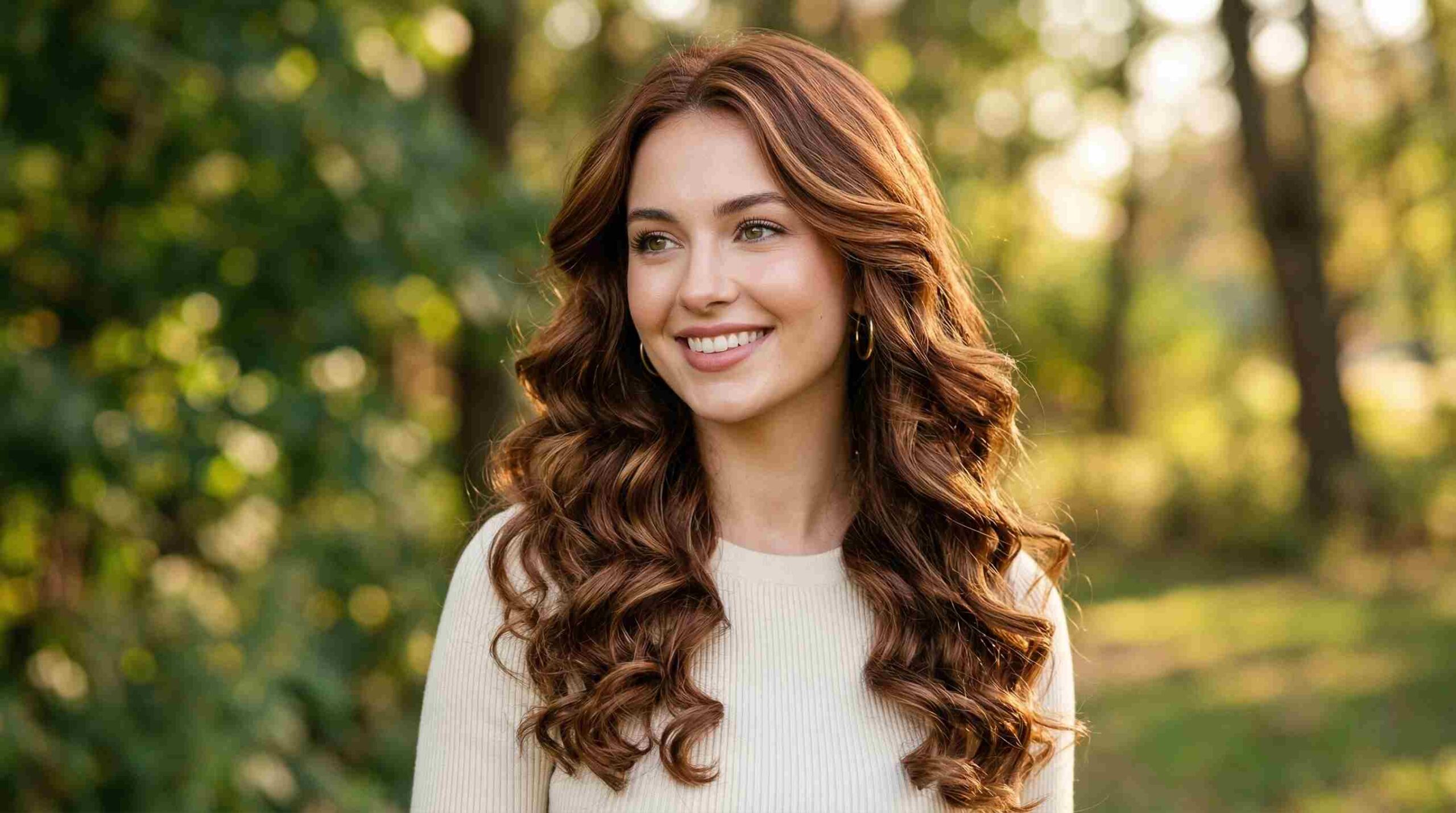 Cinnamon Brunette Hair