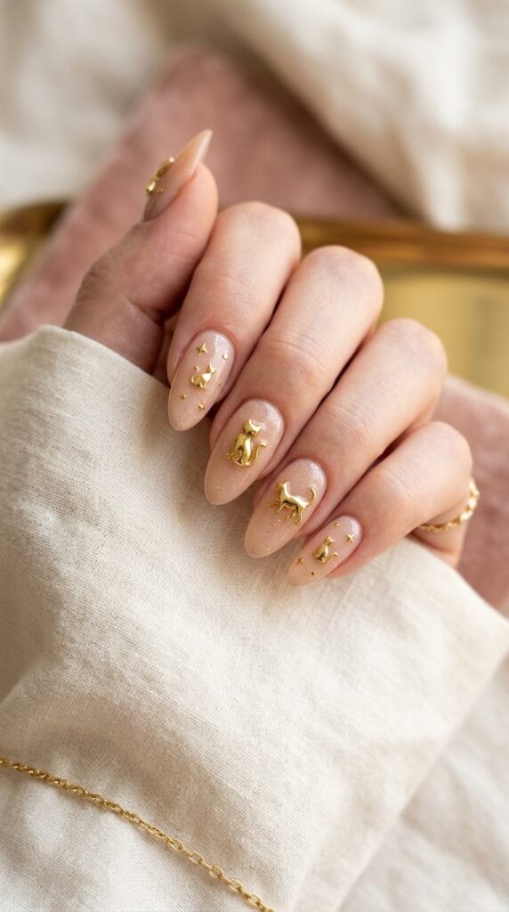 Cat Ear French Nails