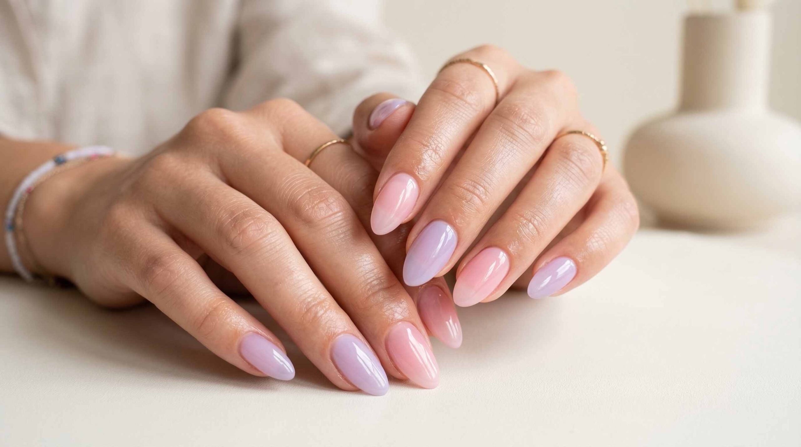 Jelly Pastel Nails