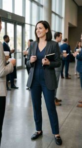 Professional Jumpsuit with Blazer