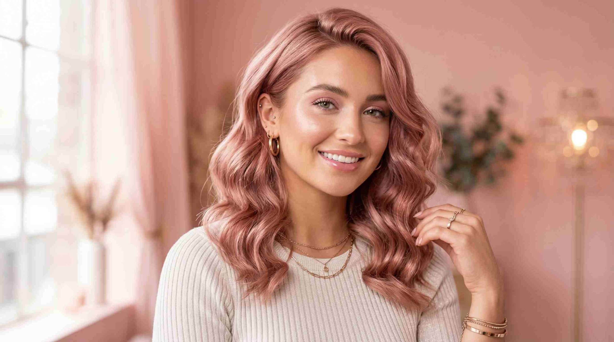 Rose Gold Hair