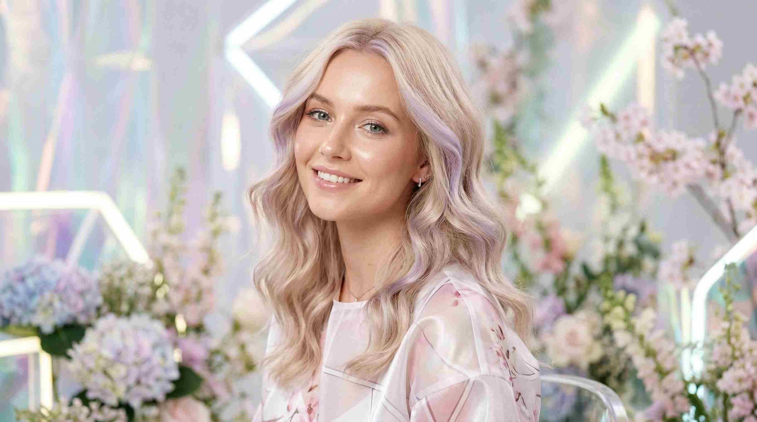 Soft Lilac Highlights