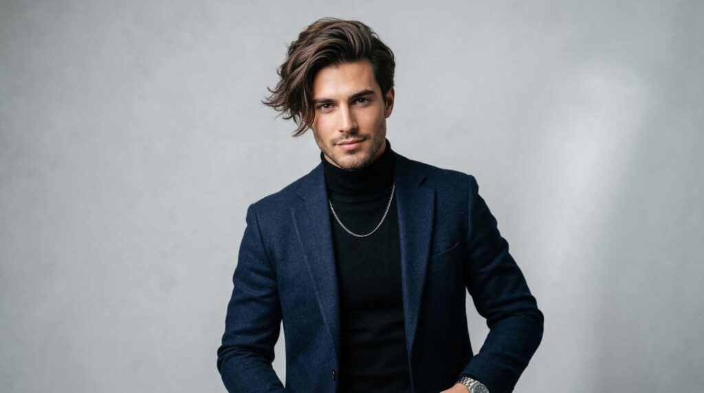 medium long hairstyles for men