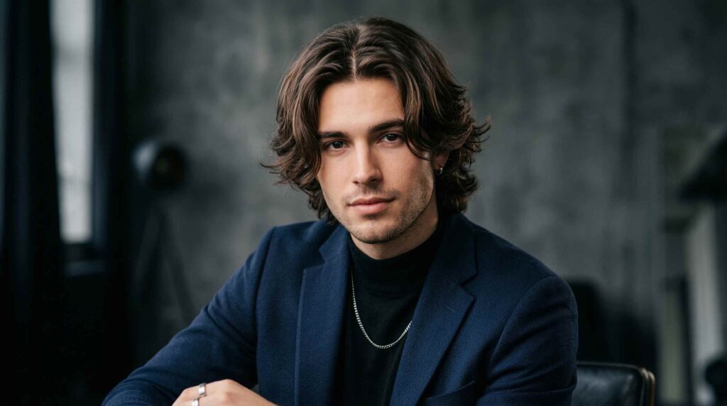 medium long hairstyles for men