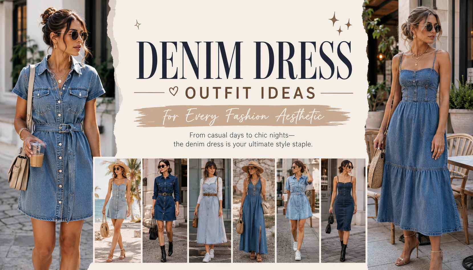 Denim Dress Outfit Ideas for Every Fashion Aesthetic