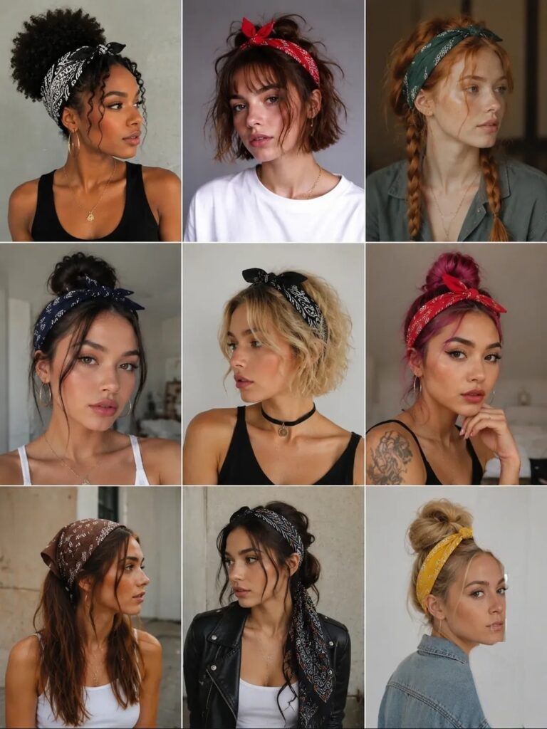 Bandana hairstyles 