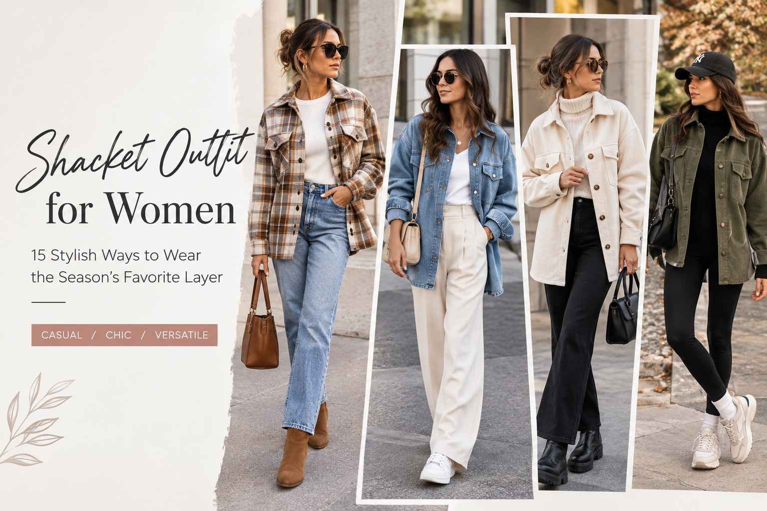 Shacket Outfit for Women: 15 Stylish Ways to Wear the Season’s Favorite Layer